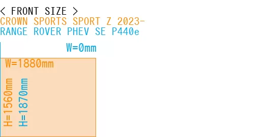 #CROWN SPORTS SPORT Z 2023- + RANGE ROVER PHEV SE P440e